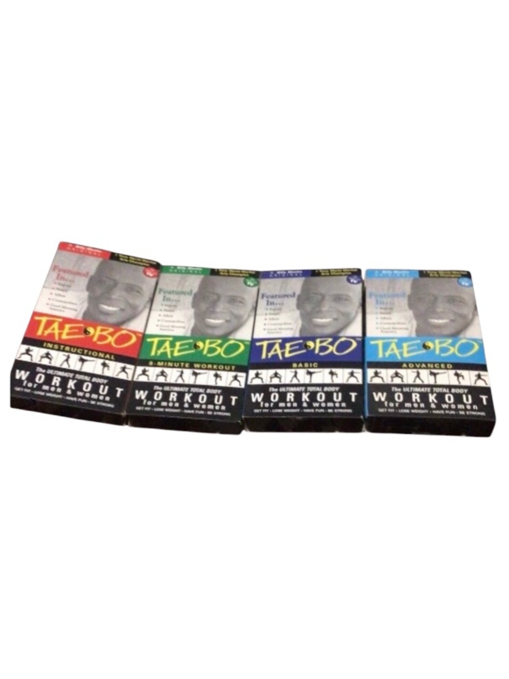 Complete Set of Vintage Tae Bo Workout by Billy Blanks. Pre owned
